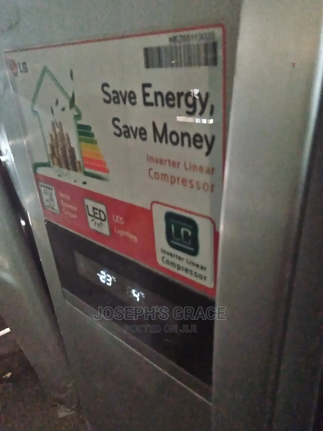 LG Double Door Inverter Fridge and Freezer.