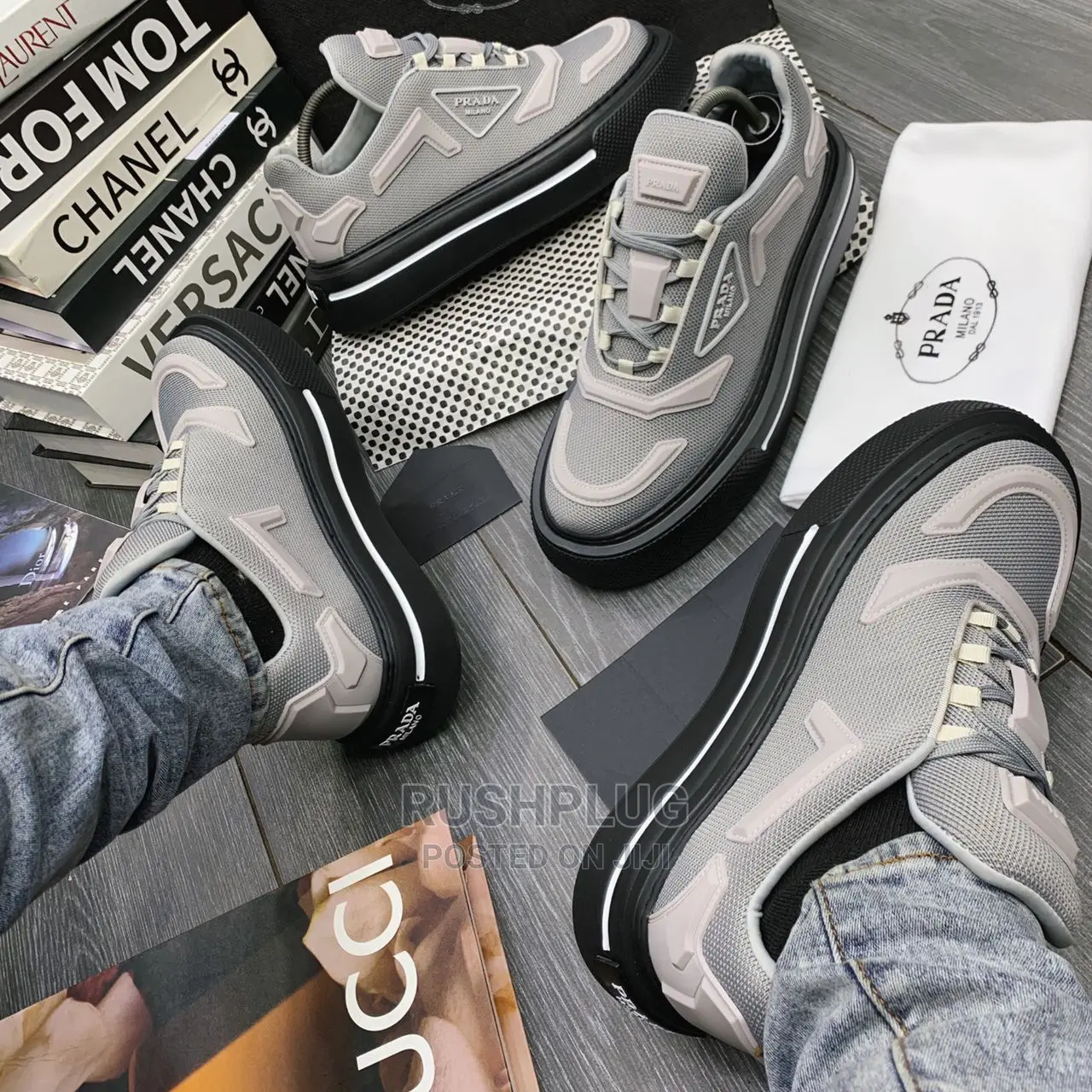 Prada Prax 1 Macro Grey Snks