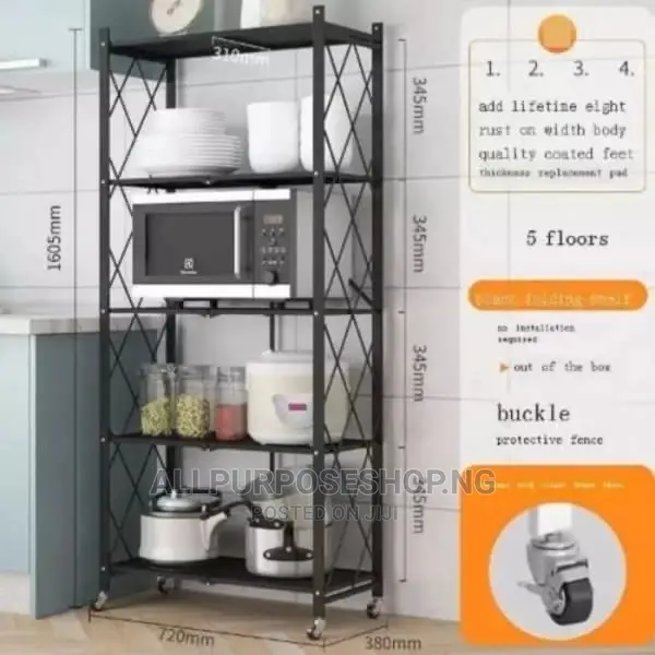 5 Layer Foldable Shelf