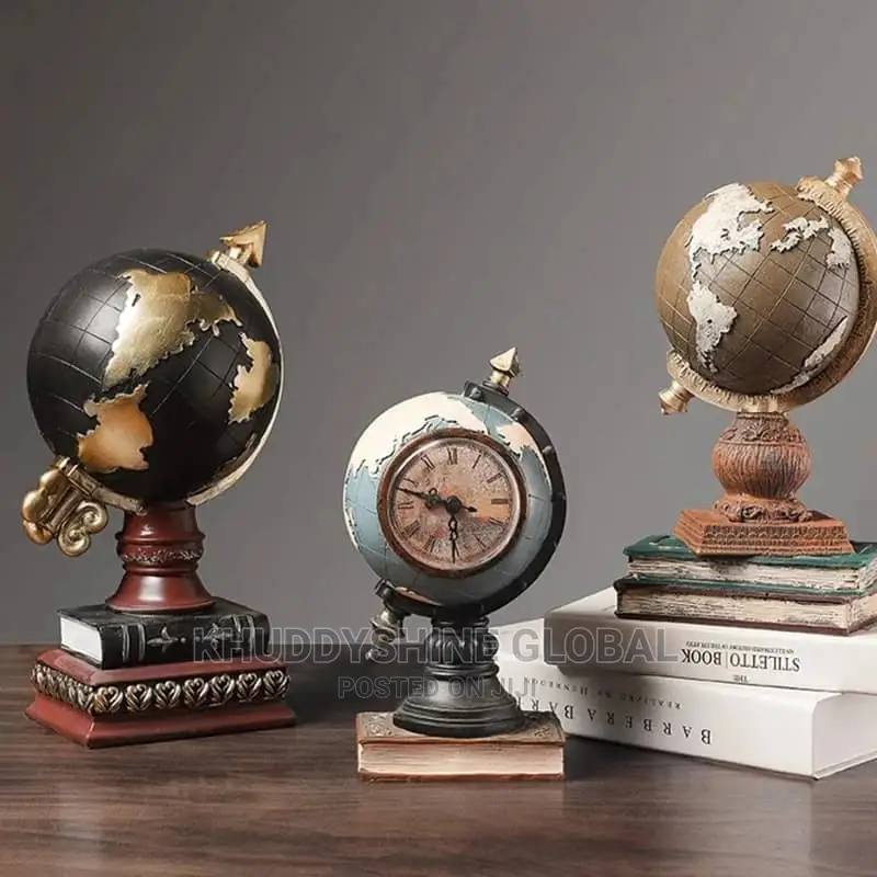 European Classic Clock Globe