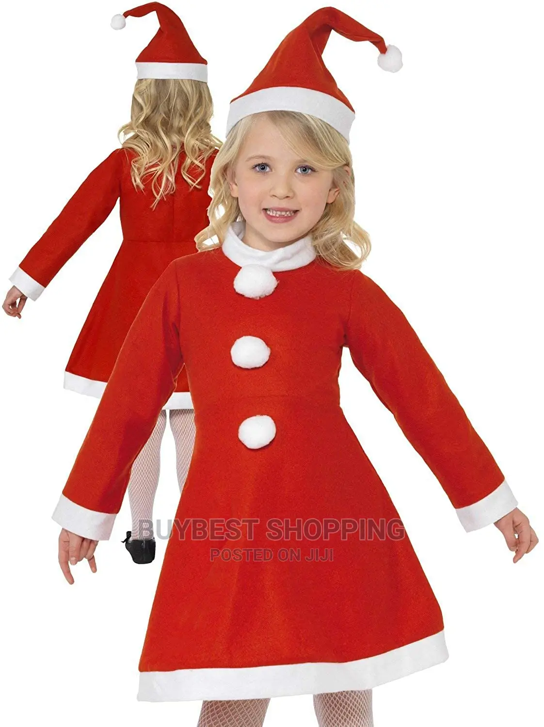 Santa Claus Costume For Girls