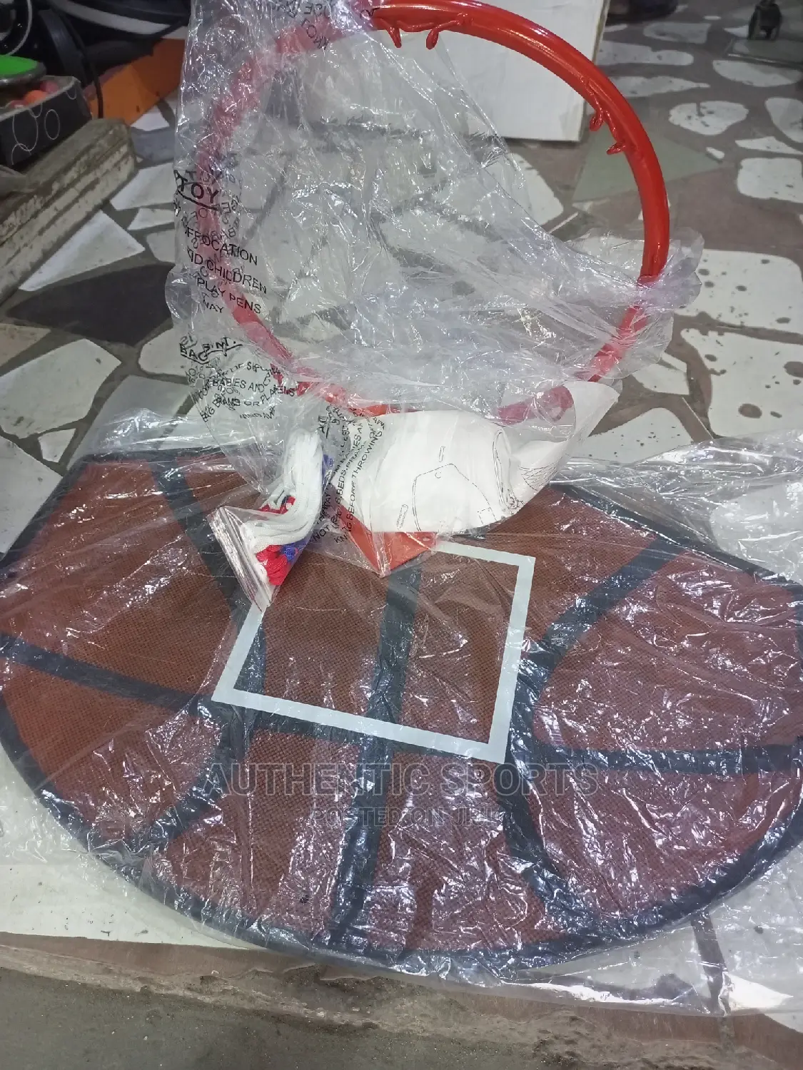 Basketball Rim With Back Board,Net and Ball