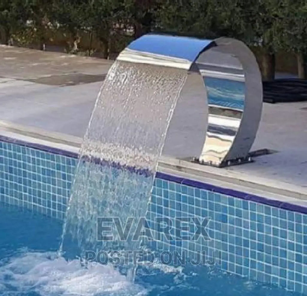 Curve Swimming Pool Fountain Tap With Led Light, 4ft.
