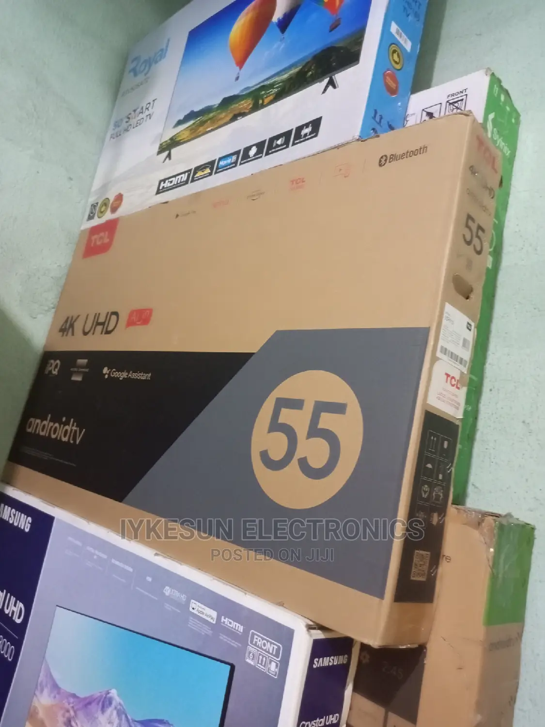 TCL 55" Tv Android Smart Bluetooth Netflix Youtube Wi-Fi