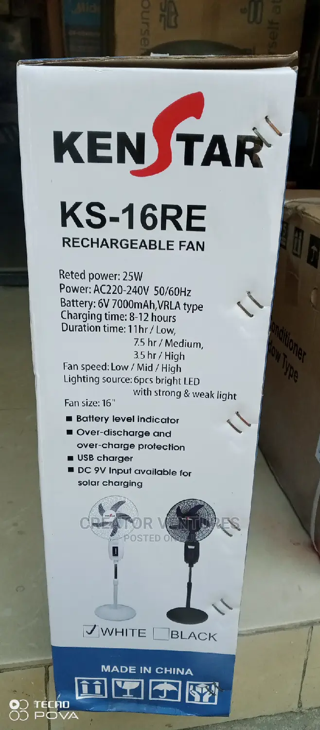 Rechargeable Fan , Long Last Duration,Higher Speed