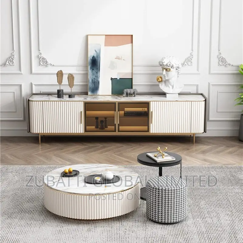 Foreign Television Stand Wt Coffee Center Table / Tv Stand