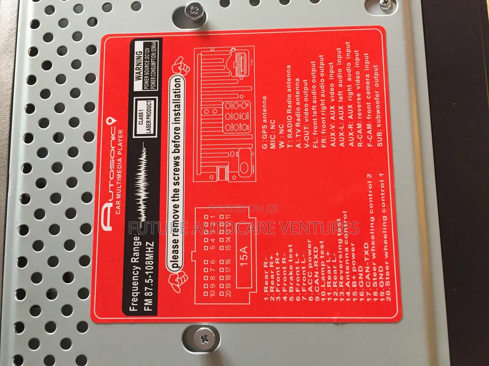 DVD Radio Player With Reverse Camera
