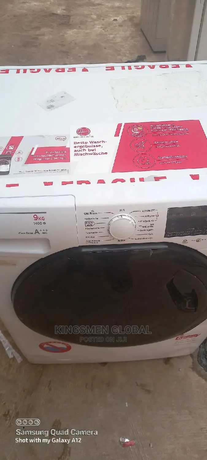 9kg/1400 Hoover Dynamic Next Washing Machine Wi-Fi Enabled