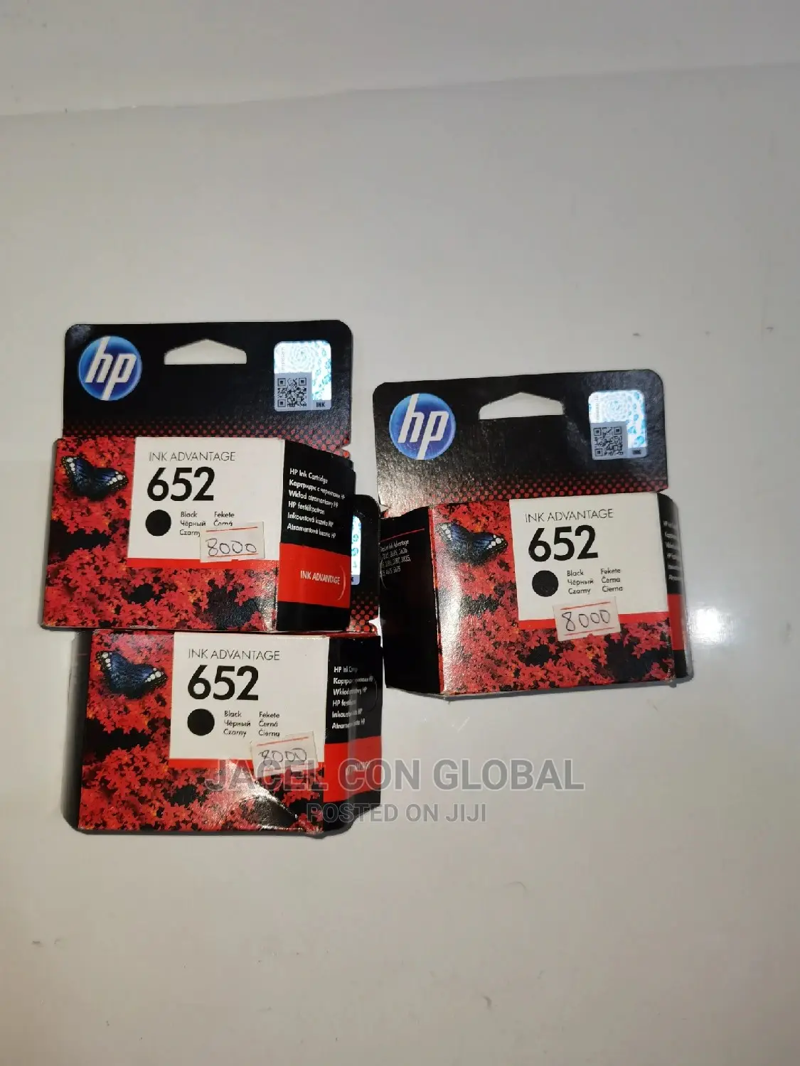 652 Hp Ink in Black and Color