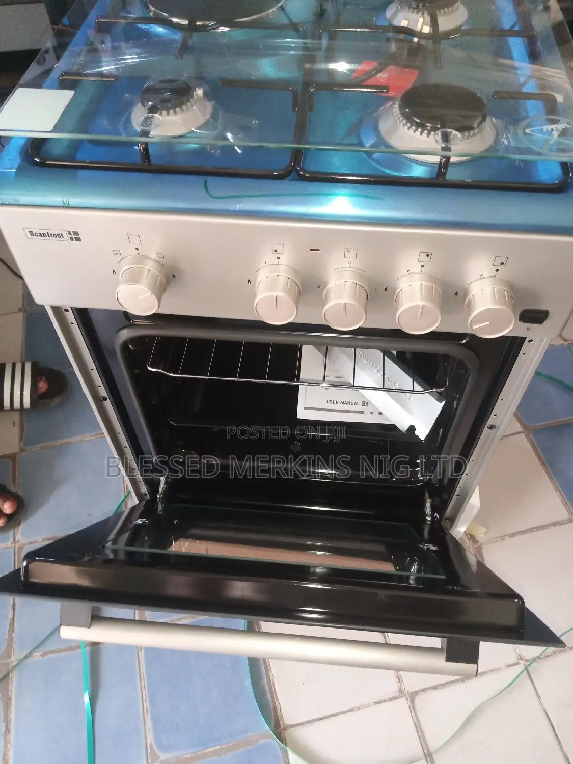 Scanfrost Gas Cooker 3gas 1 Electric