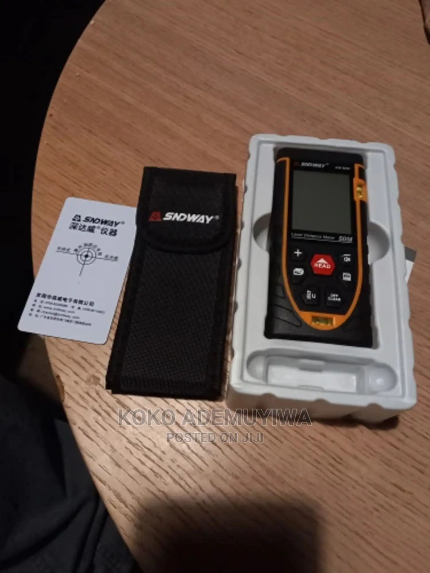 SNDWAY Laser Distance Meter 50M Tape Measure