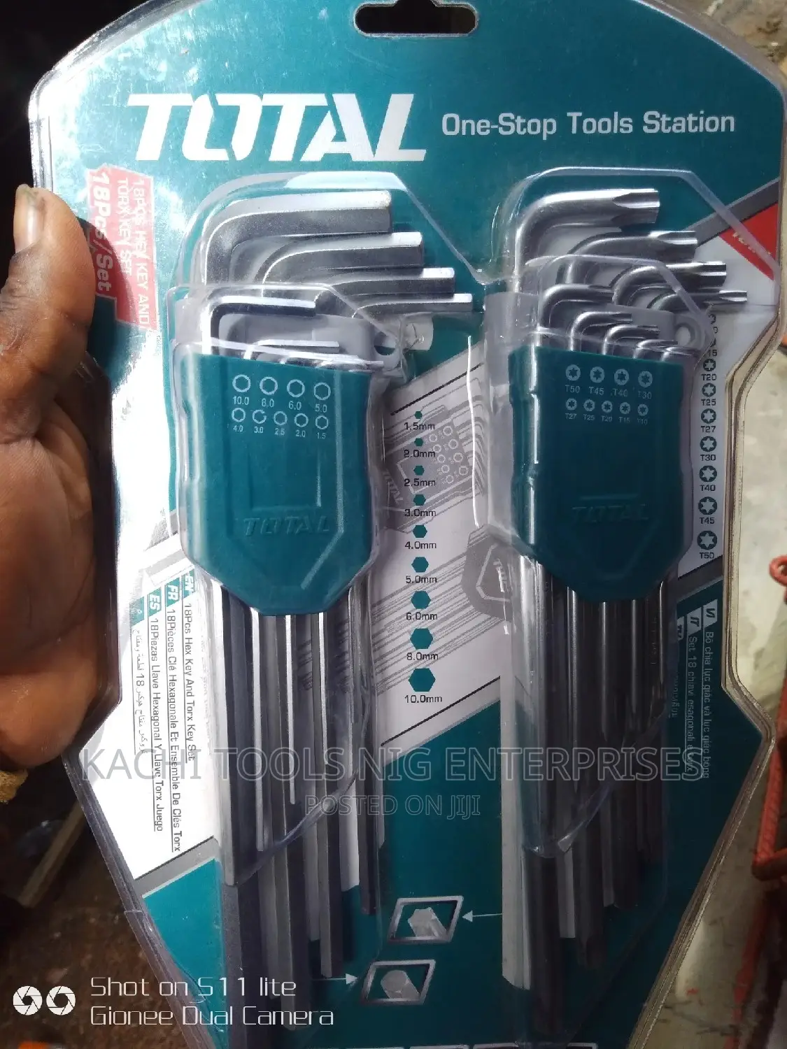 Original 2 In 1 Long Allen Key Set