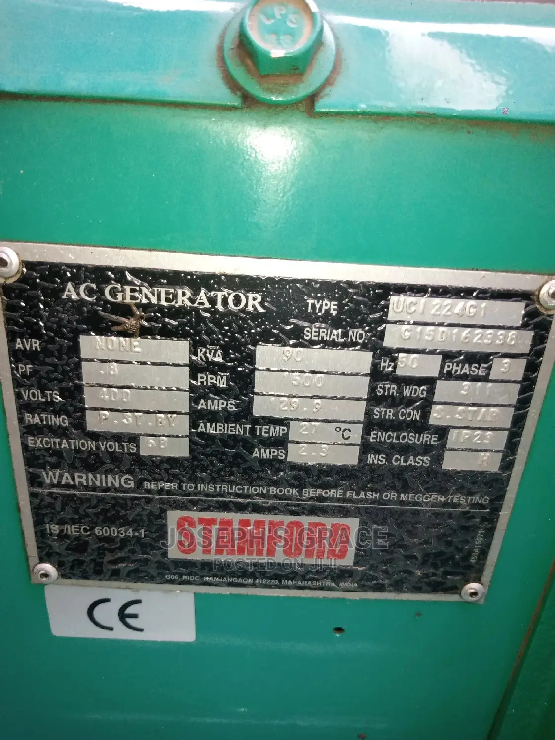 100kva Power Generator ( Cummins) Sound Proof Generator.