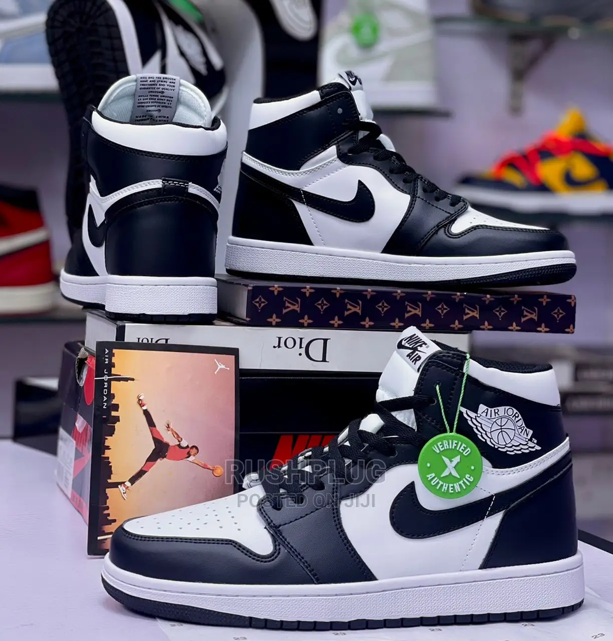 Air Jordan 1 Retro High ‘ Black / White *