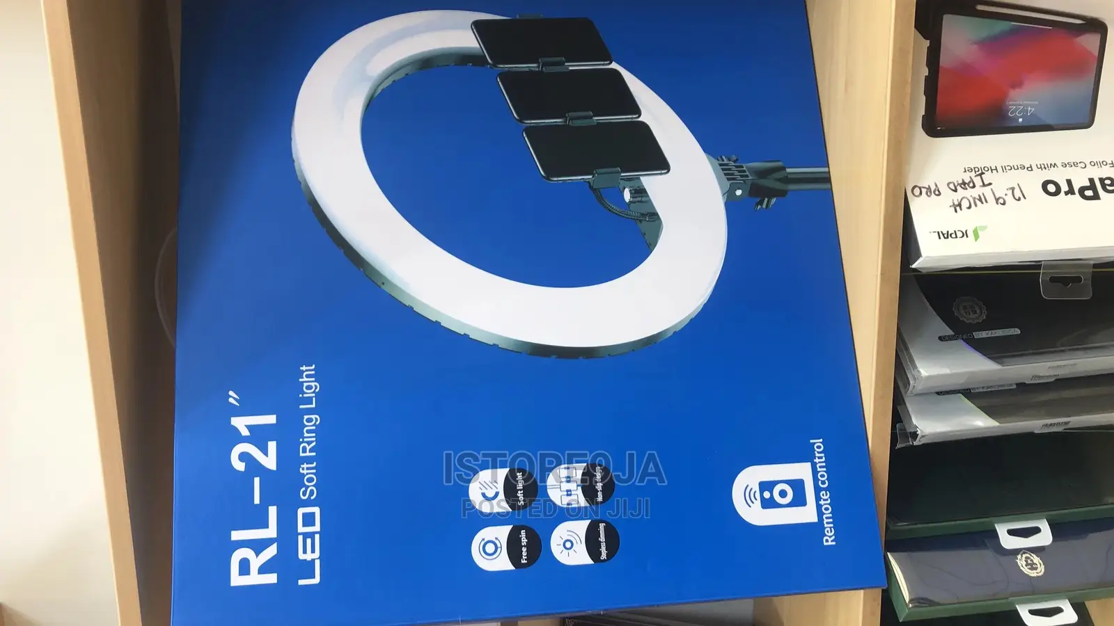 Rl-21 Inch 54cm Led Soft Ring Light With Tripod Stand
