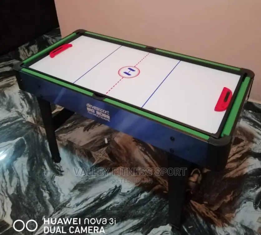 3 in 1 6ft Soccer Table,Tenin Game Nd Air Hockey