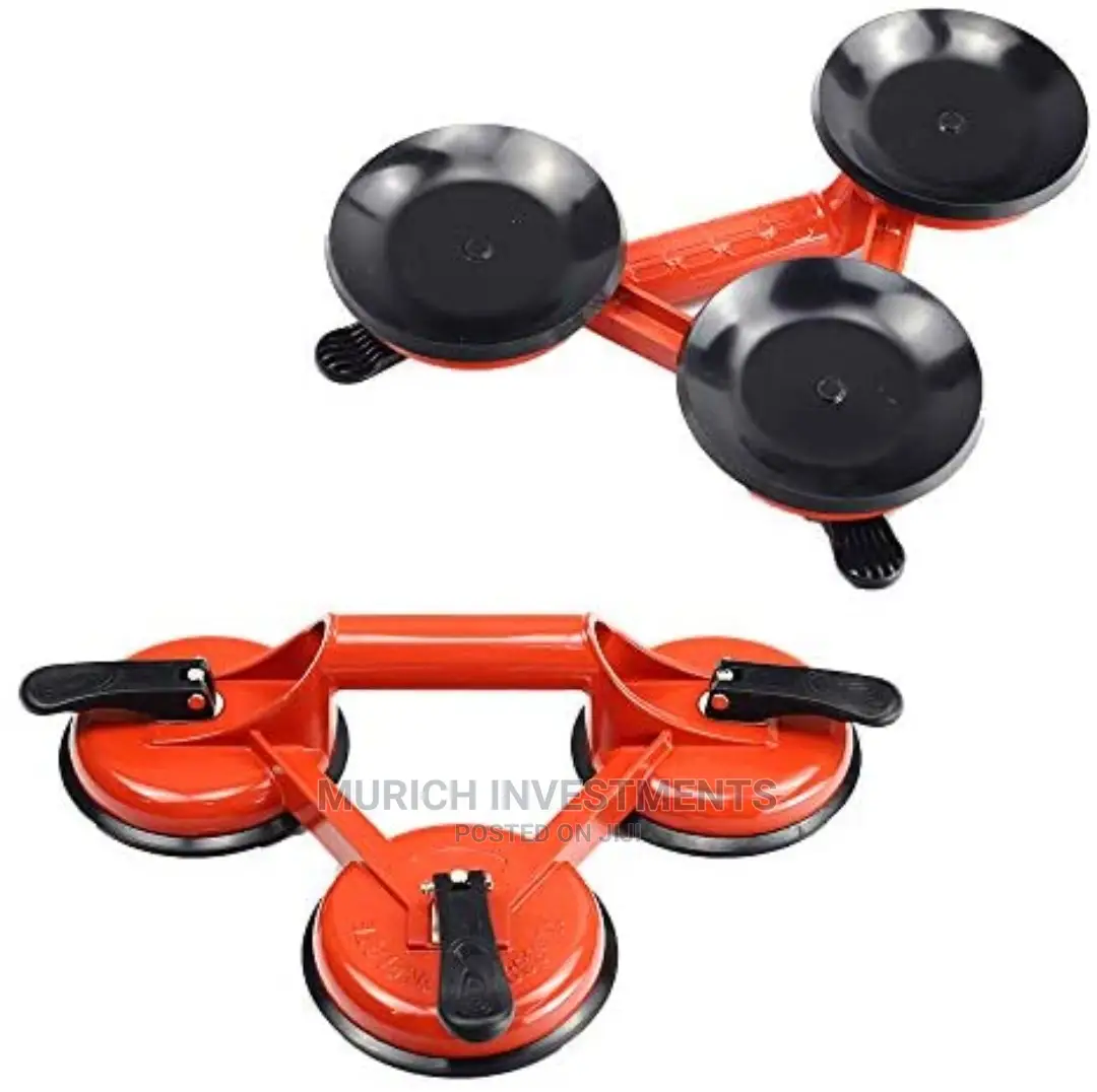 145kg 3 Suction Cup Triple Pad Sucker Plate Glass Lifter