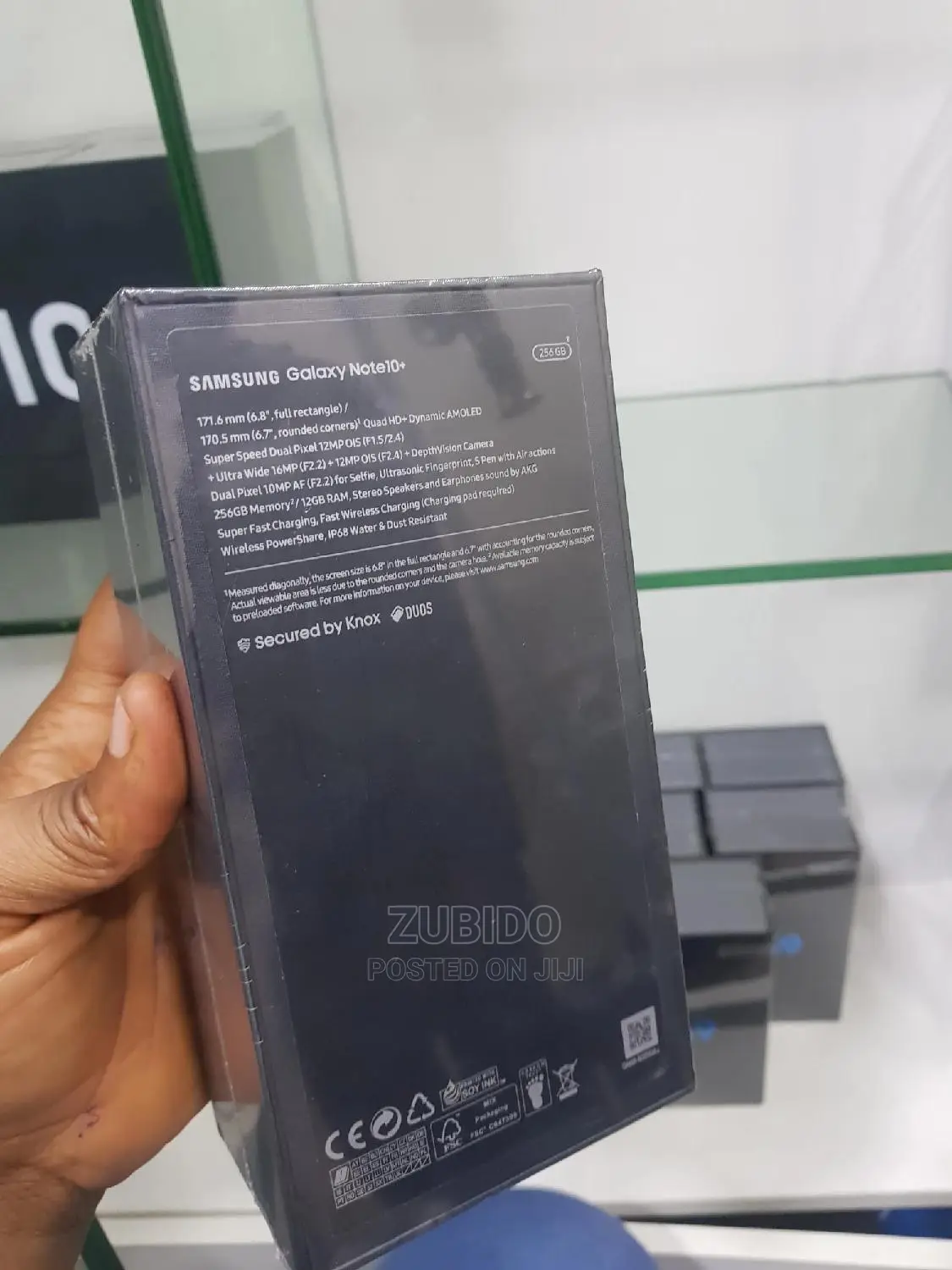 New Samsung Galaxy Note 10 Plus 256 GB Black