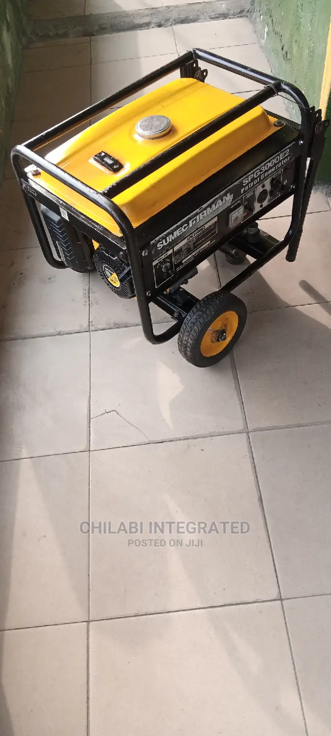Fairly Used 2.8KVA SUMEC FIRMAN SPG3000E2 Copper Generator