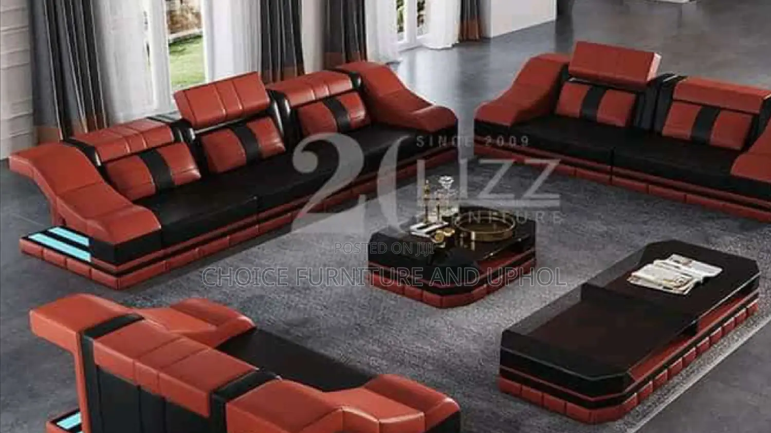 Sofa Set of Chair Plus Centre Table