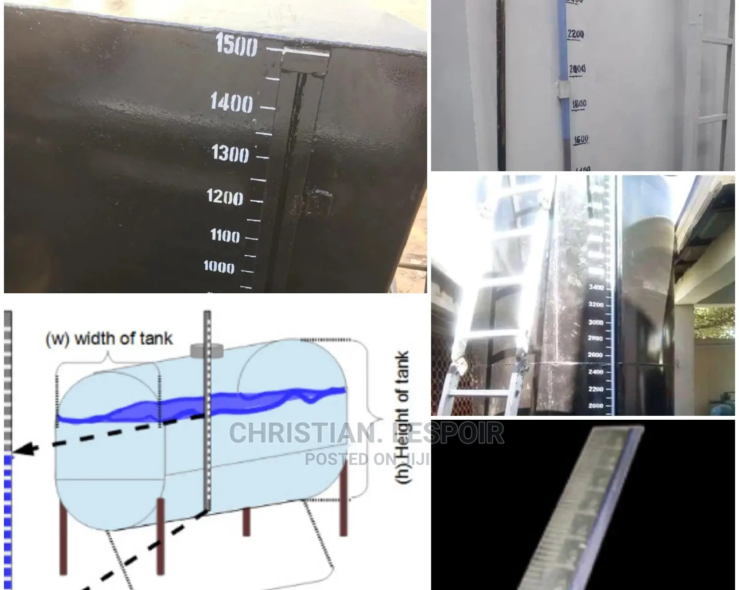 Roofs, Handrails, Diesel Tank Fabrication, Calibration