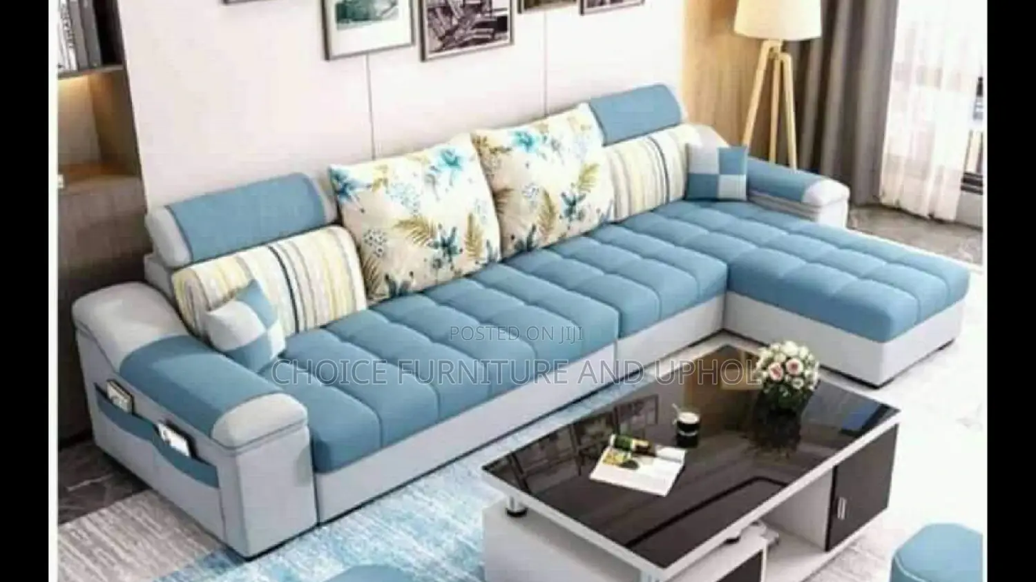 Sofa Set of Chair Corner Unit Plus Centre Table