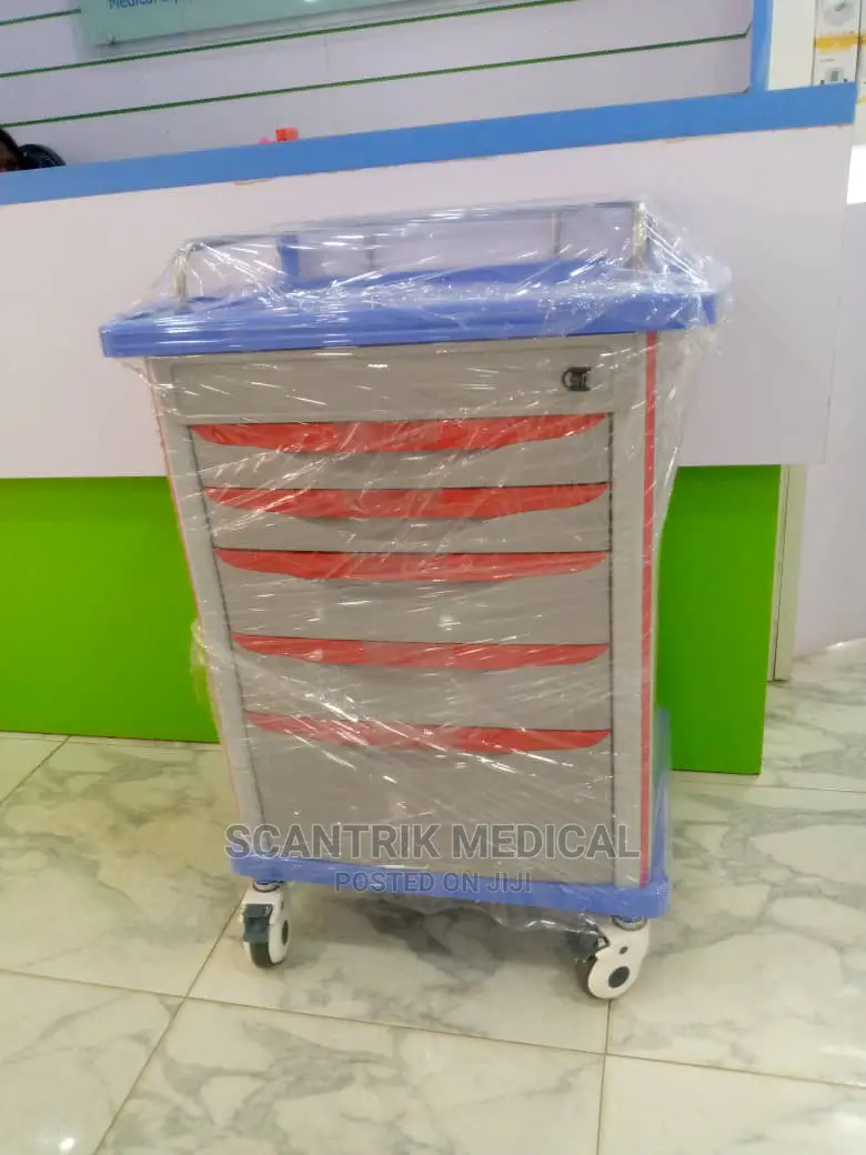 Hospital Use Emergency Treatment ABS Trolley