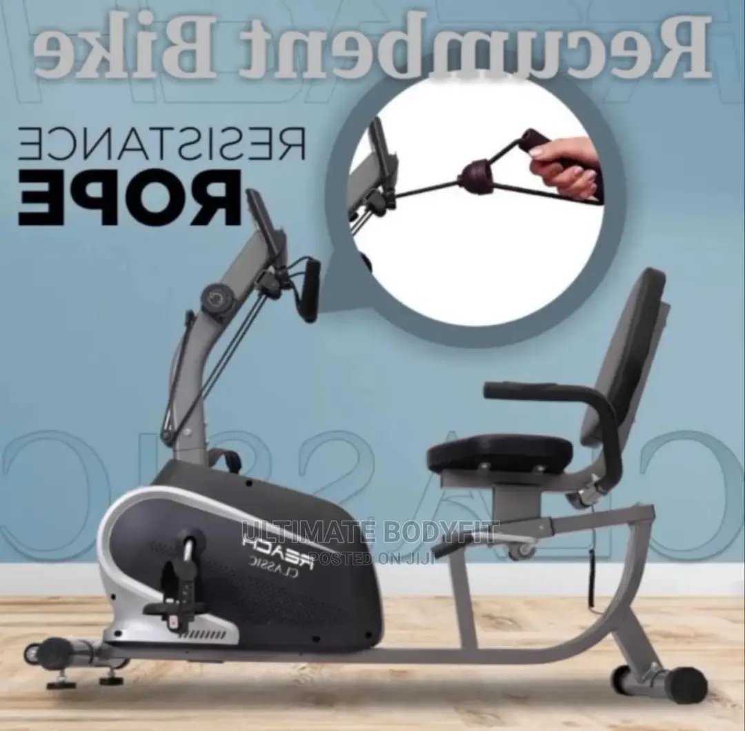 Brand New Recumbent Bike With Resistance Rope