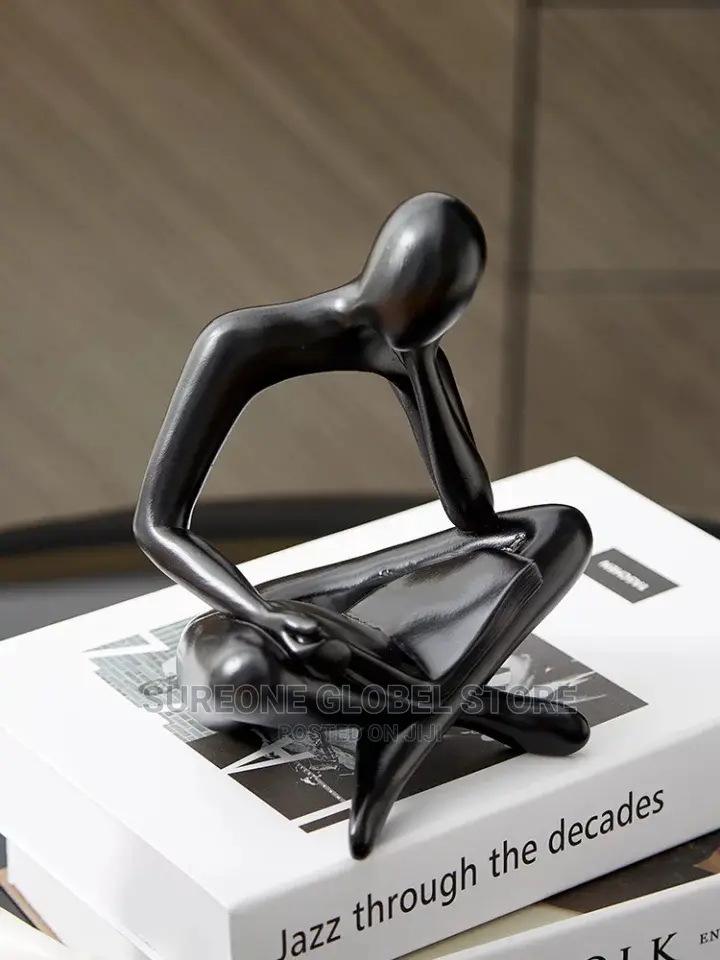 Nordic Home Decoration Abstract Thinker Statue
