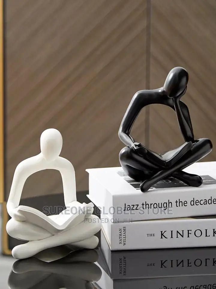 Nordic Home Decoration Abstract Thinker Statue