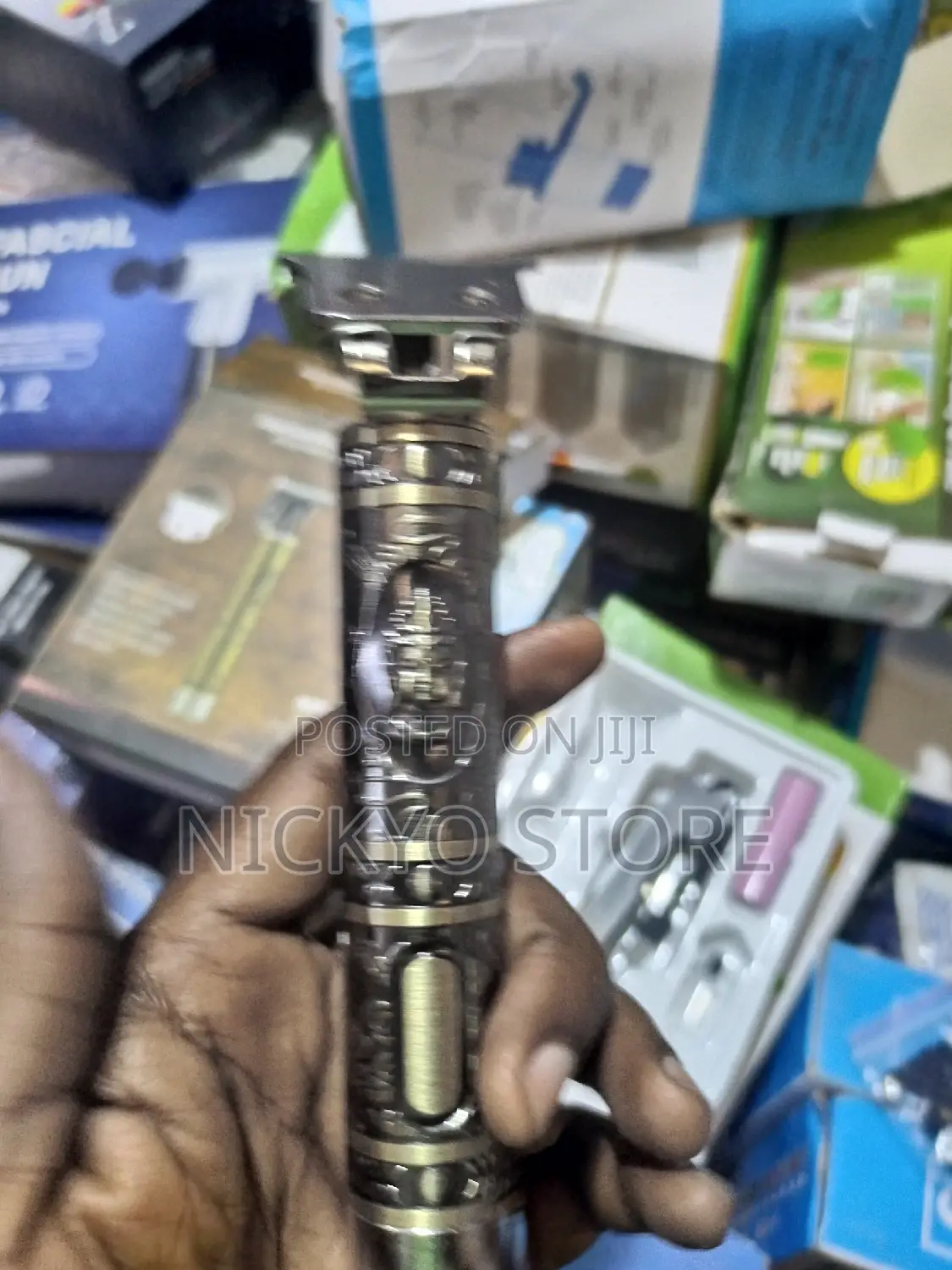 Rechargeable Gold Hair Clipper