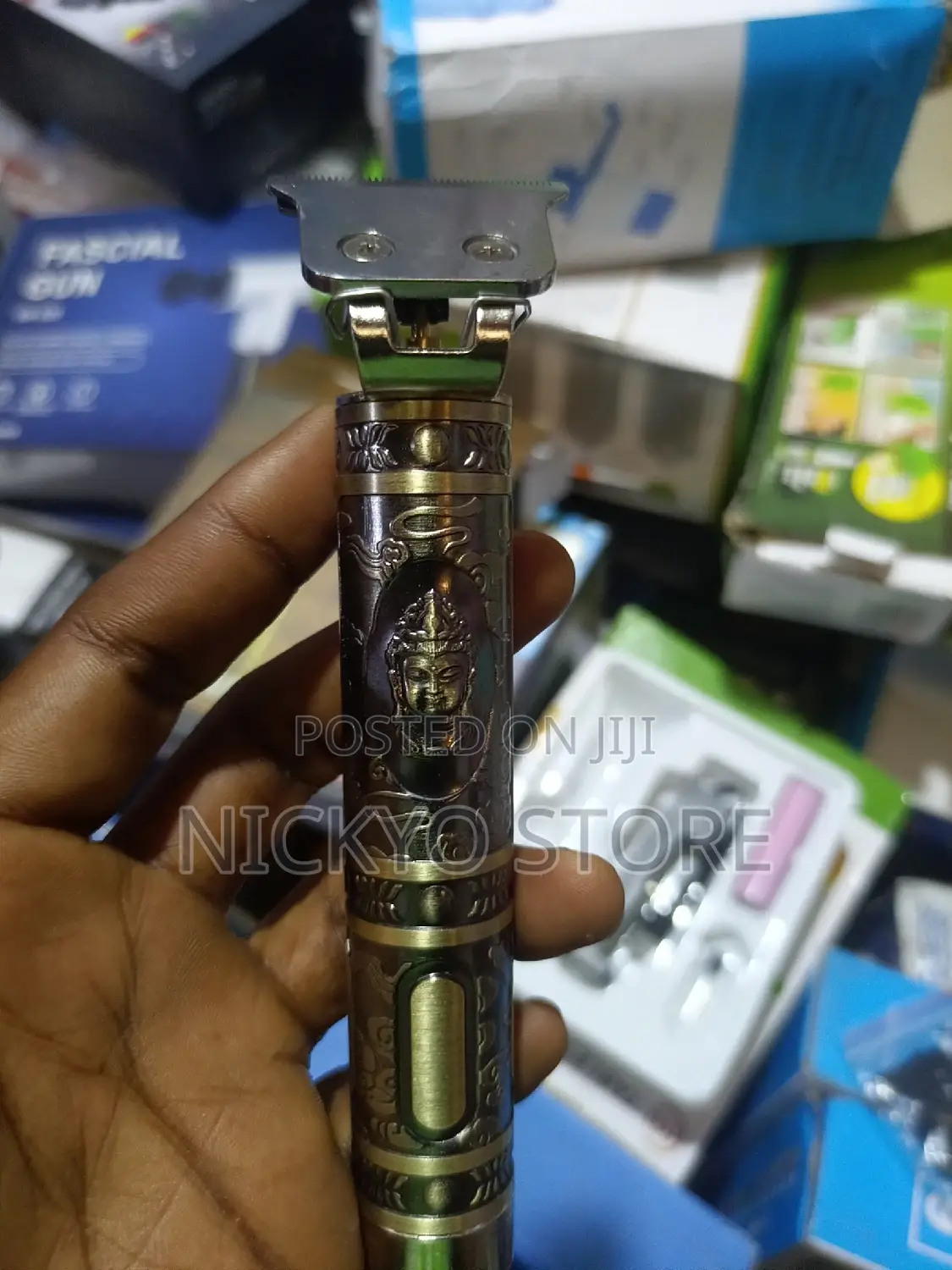 Rechargeable Gold Hair Clipper