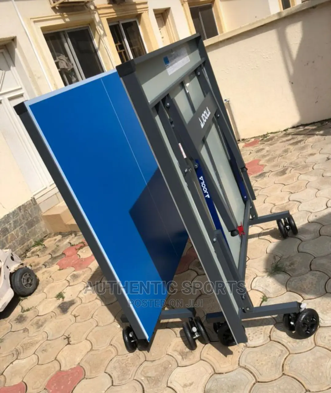 Joola Aluminum Outdoor Table Tennis Board With Big Tyre