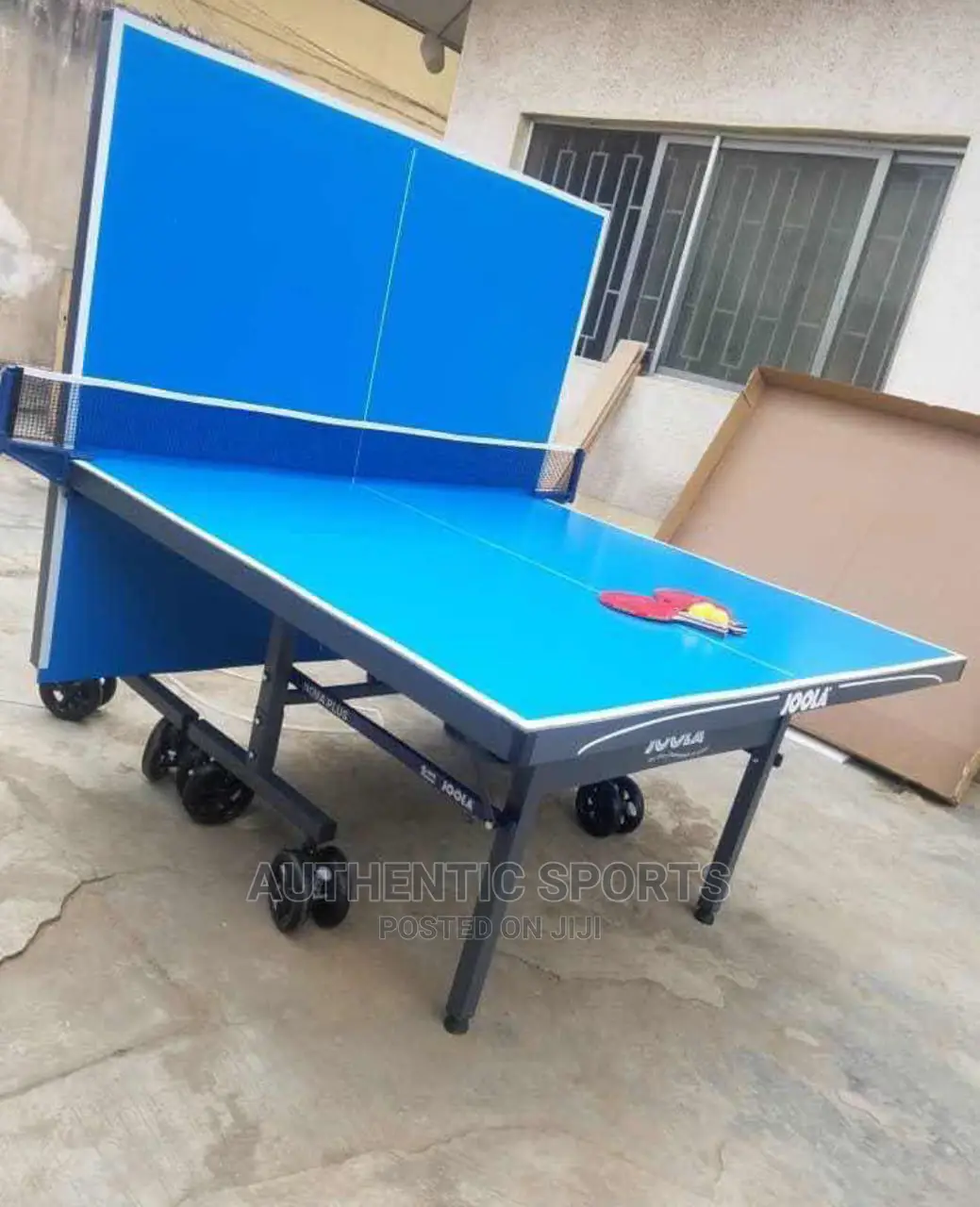 Joola Aluminum Outdoor Table Tennis Board With Big Tyre
