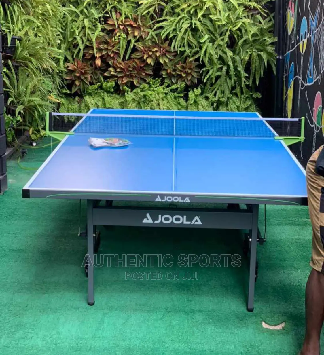 Joola Aluminum Outdoor Table Tennis Board With Big Tyre