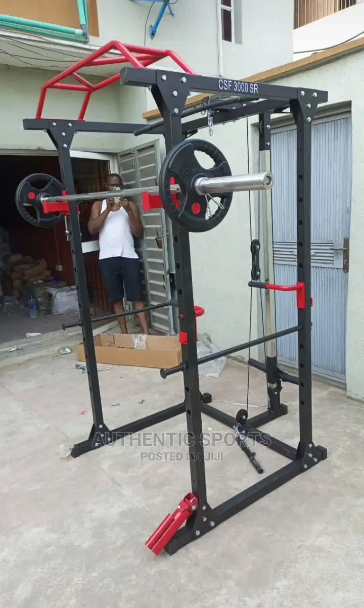 Squat Rack With Olympic Bar,A Pair Of 10kg Olympic Weights