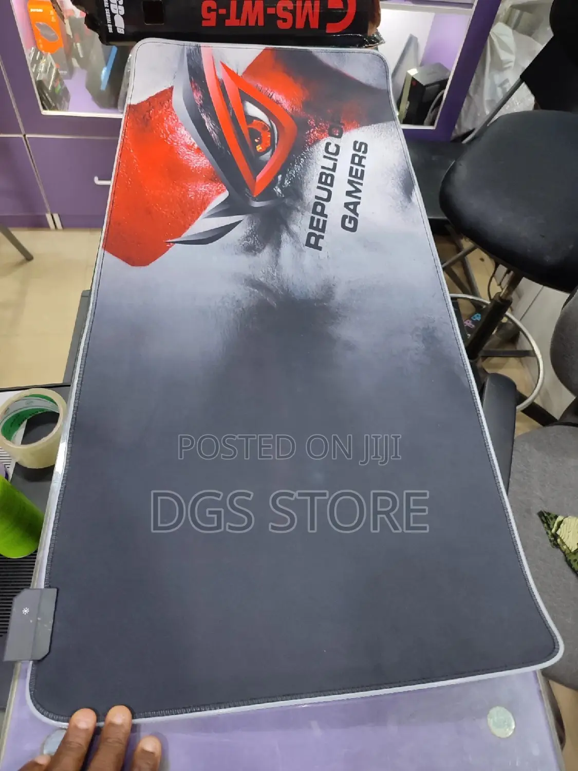 GMS WT 5 RGB Colourful Led Light Gaming Mouse Pad