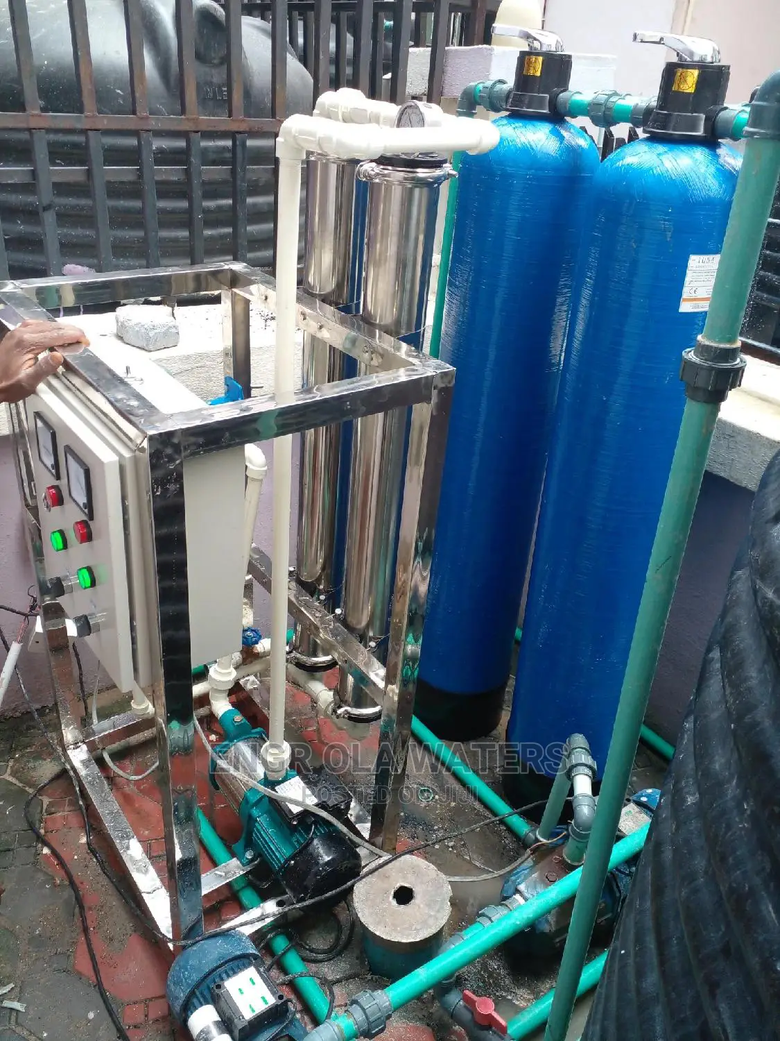 Water Treatment Machine R O Received Osmosis 2 Membrane