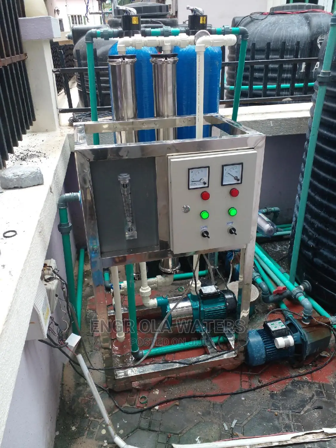 Water Treatment Machine R O Received Osmosis 2 Membrane