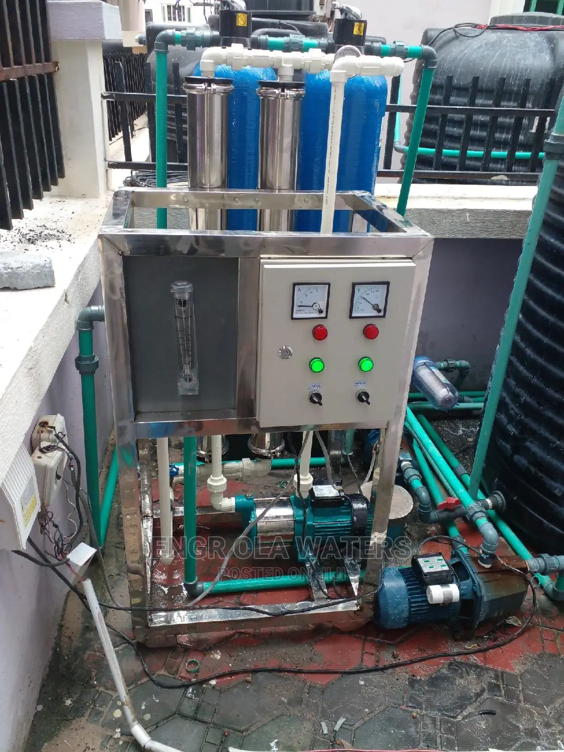 Water Treatment Machine R O Received Osmosis 2 Membrane
