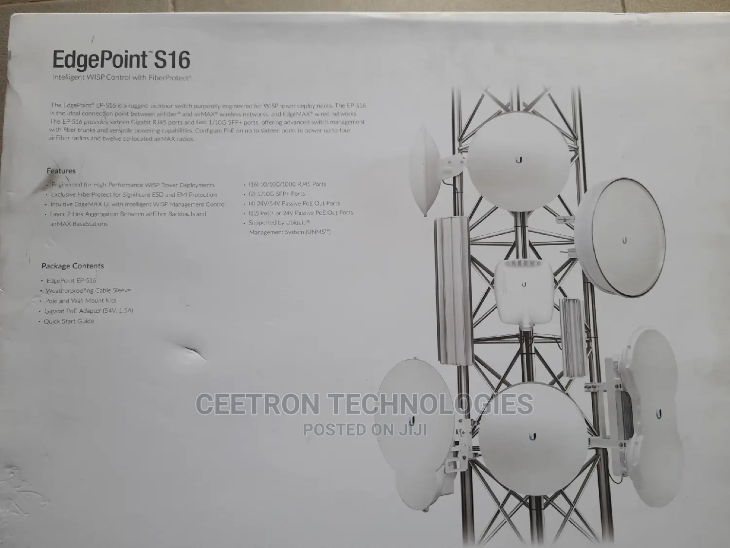 Ubiquiti:Ep-S16 Edgepoint 16 Port