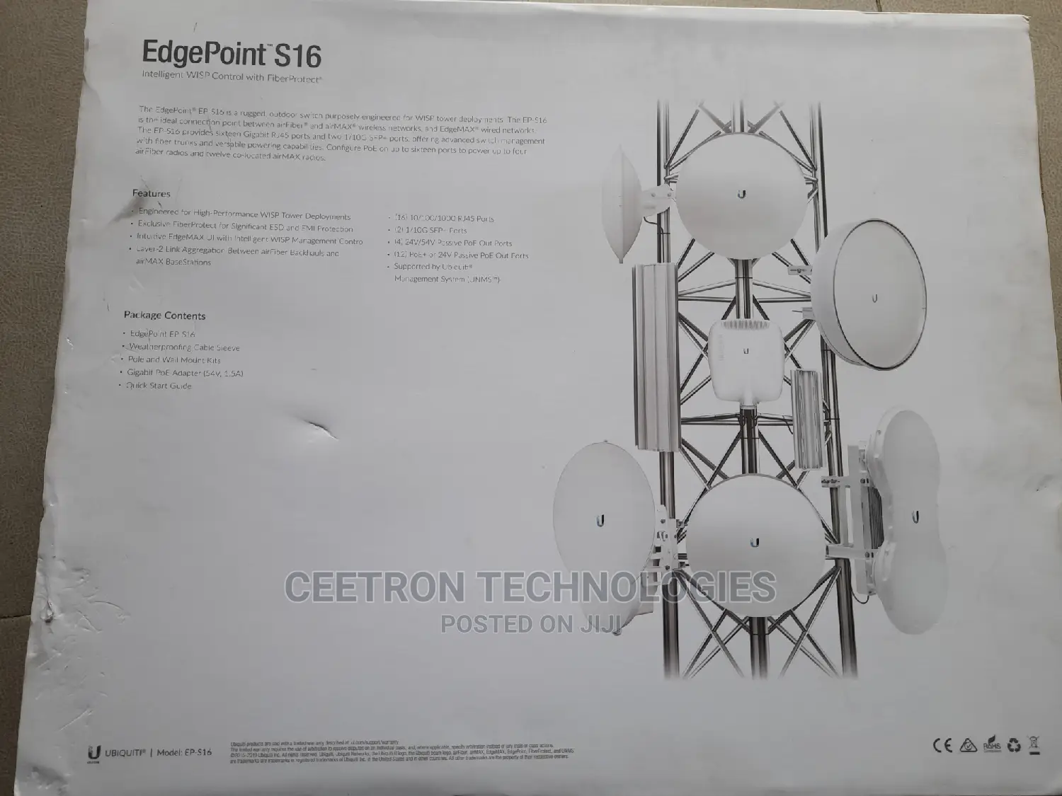Ubiquiti:Ep-S16 Edgepoint 16 Port