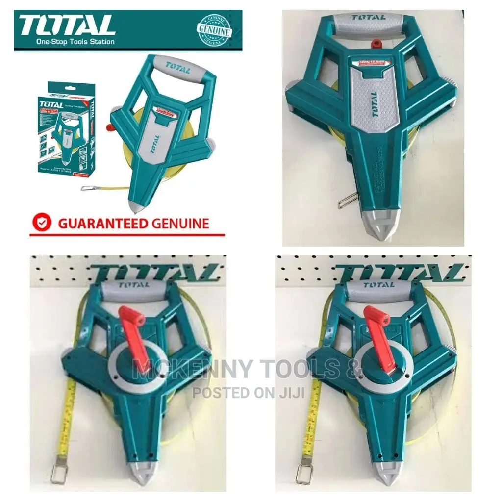 Total Steel Long Tape Measure 50 Meters