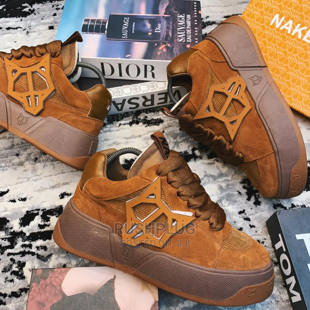 Naked Wolfe “Kosa” Koffee-Brown Sneakers