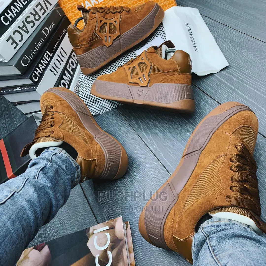 Naked Wolfe “Kosa” Koffee-Brown Sneakers