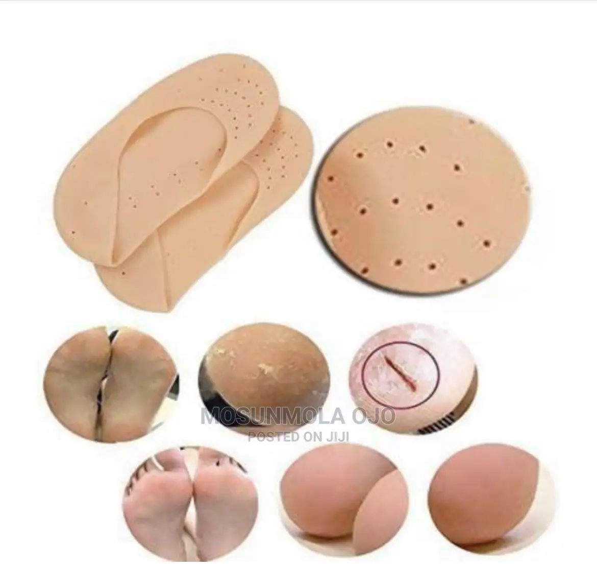 Silicone Pain Relief Slip-On Pads for Crack Feet
