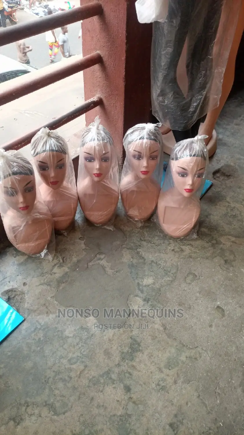 Female Plastic Display Mannequin Head