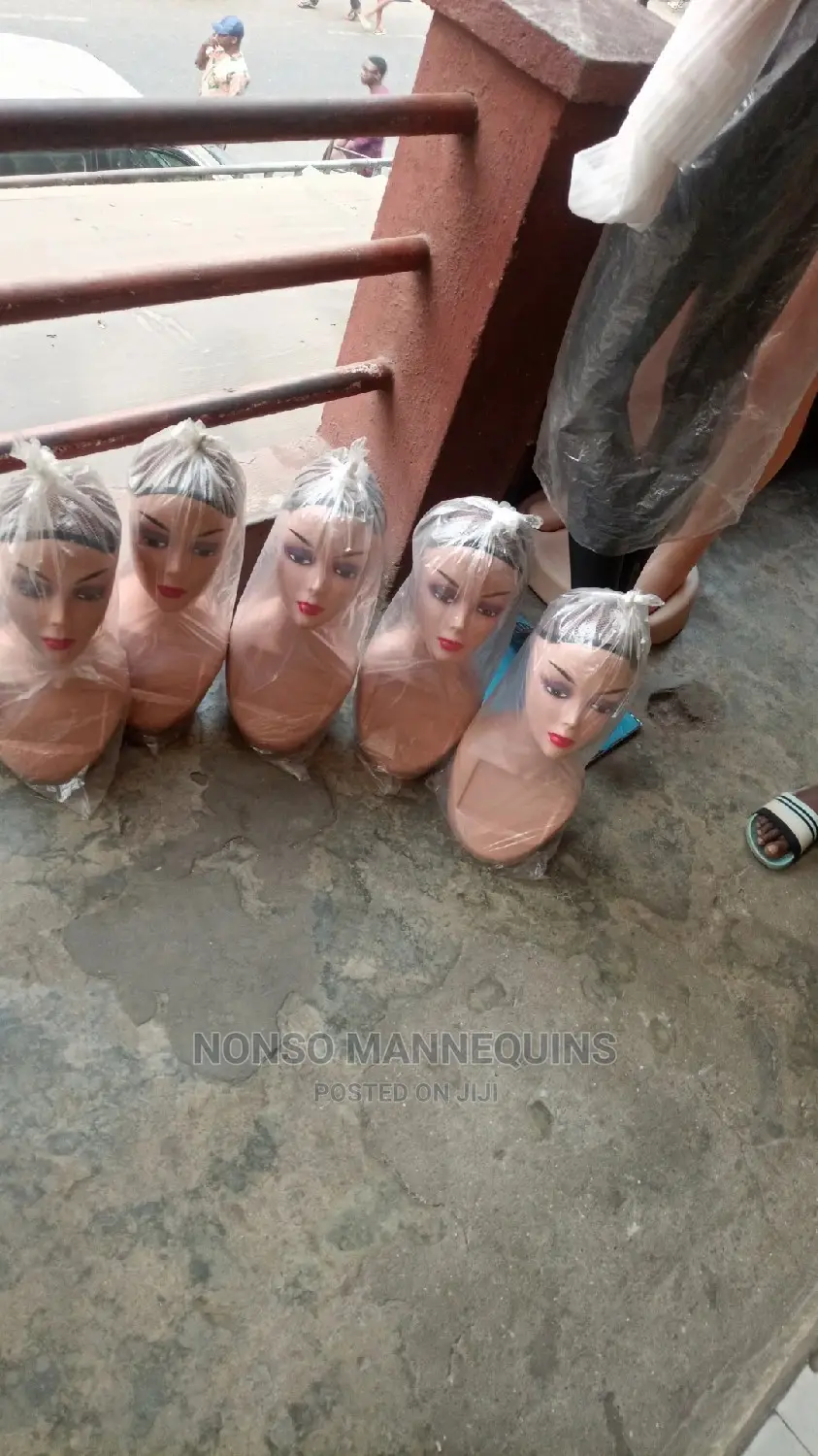 Female Plastic Display Mannequin Head