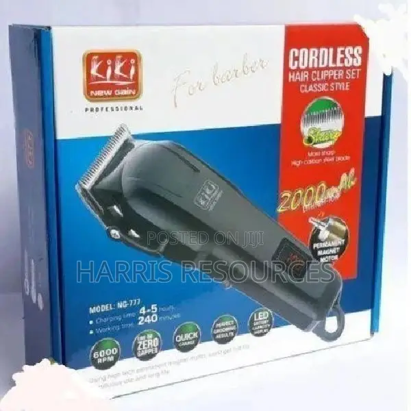 Kiki New Gain Led Display Cordless Rechargeable Clipper
