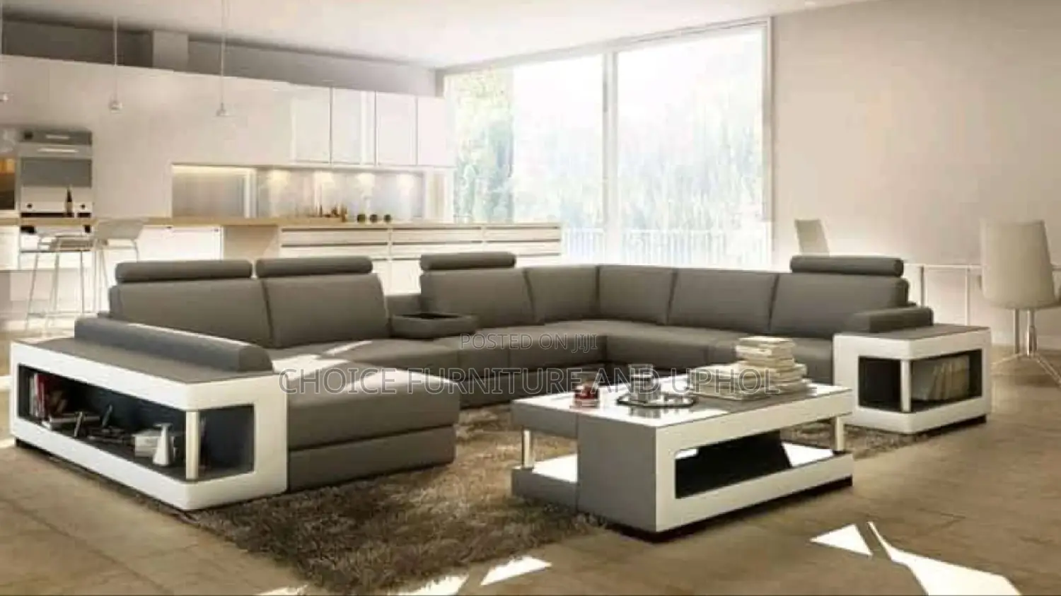 Sofa Set of Chair Corner Unit Plus Centre Table